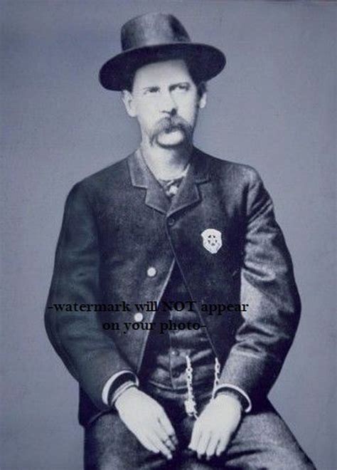 Wyatt Earp Portrait Photo Gunfighter Marshal Sheriff Tombstone Ok