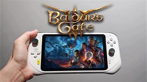 Playing Baldurs Gate 3 On A Handheld Console Unbelievable Smoothness