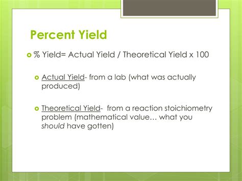 Ppt Percent Yield And Limiting Reactants Powerpoint Presentation Free Download Id2569071