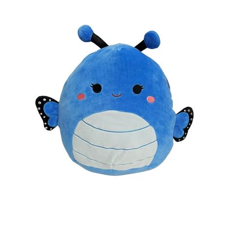 Free Shipping Squishmallows Official Kellytoys Plush 14 Inch Waverly The Blue Butterfly