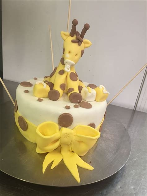 Baby Giraffen Torte Baby Birthday Cakes Cake Desserts