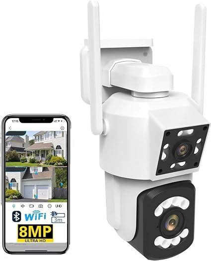 Duales Cámara de Seguridad Exterior WiFi 6MP ICAM365 O Tris Home App