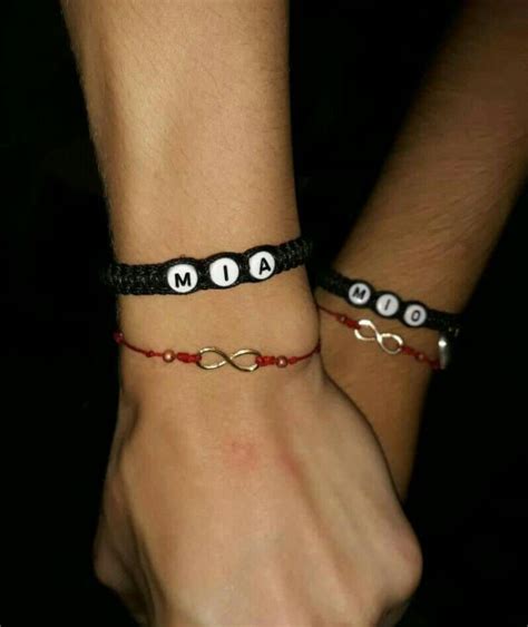 Pin By Las Gemes On Polors With Letters Relationship Bracelets