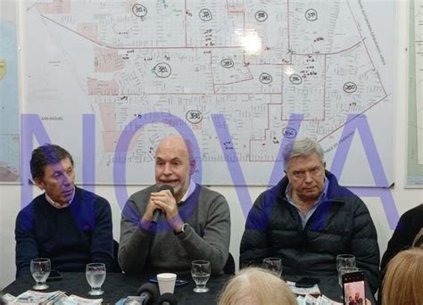 VIDEO Rodríguez Larreta y un fuerte espaldarazo a D Alessandro en San