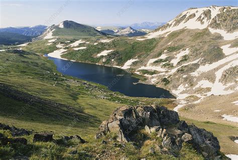 Paternoster Lake, Wyoming, USA - Stock Image - F031/4150 - Science ...