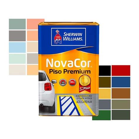 Tinta Piso Premium Novacor Sherwin Williams L Cores Tinta Para