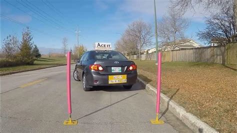 How To Parallel Park With Poles Cones To Pass Your Driving Test 2022 Youtube