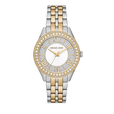 Michael Kors Michael Kors Harlowe Three Hand Two Tone Stainless Steel