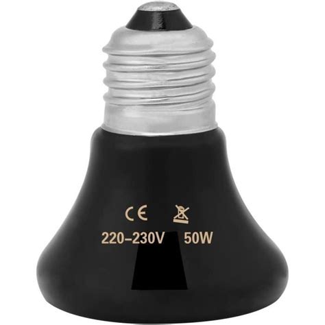 Ampoule Infrarouge Chauffage en Céramique Lampe chauffante Infrarouge