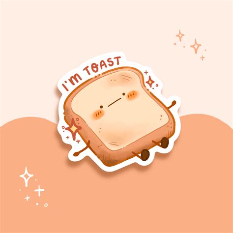 Im Toast Waterproof Sticker Peppercut