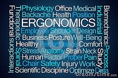 Ergonomics Word Cloud Stock Photography Cartoondealer