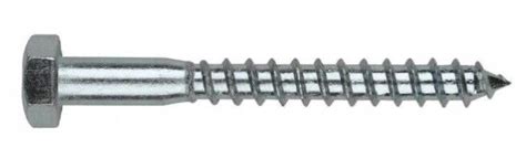 M6 6mm HEX HEXAGON HEAD WOOD SCREW COACH SCREWS BOLTS ZINC PLATED ALL