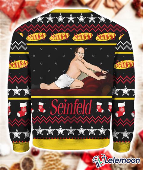 George Costanza Seinfeld Christmas Sweater - Lelemoon