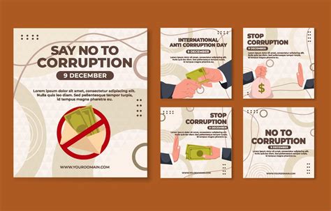 Stop Corruption Poster In English