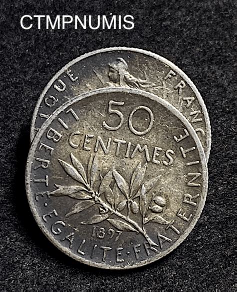 Monnaie Francaise Centimes Semeuse Argent Ctmp Numis Achat