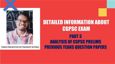 Analysis Of Previous Year Question Paper Cgpsc Pre Detailed