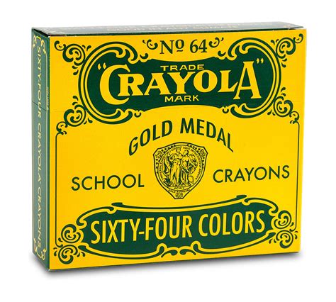 Vintage Box of 64 Crayons - Crayola