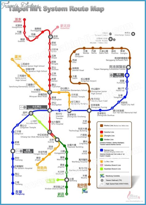 Taichung Subway Map Travelsfinderscom