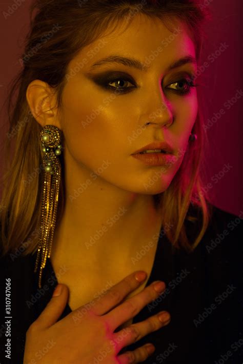 Fashion Blonde Model Stock Photo Adobe Stock