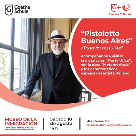 Visita Guiada A La Muestra Pistoletto Buenos Aires Goethe Schule