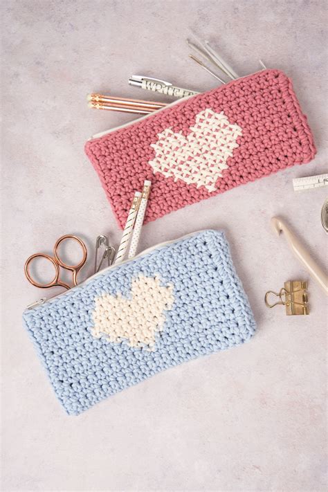 crochet zipper pouch patterns artofit