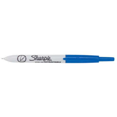 Sharpie Retractable Ultra Fine Tip Permanent Markers Blue