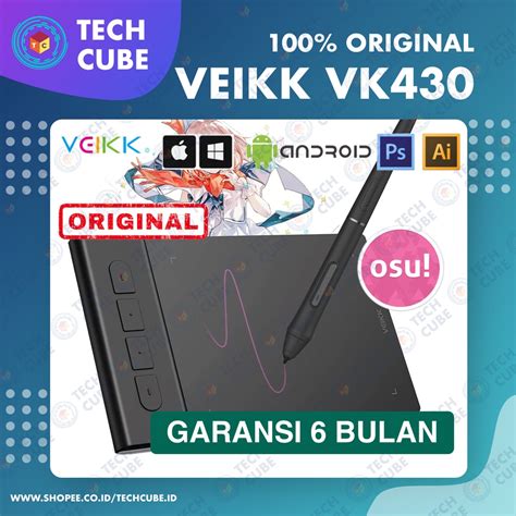 Jual Veikk Vk Digital Graphic Drawing Pen Tablet Osu Altr S Vk