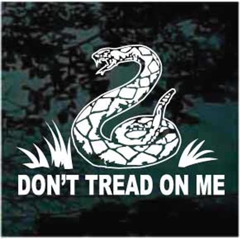 Dont Tread On Me Car Window Decals And Stickers Decal Junky