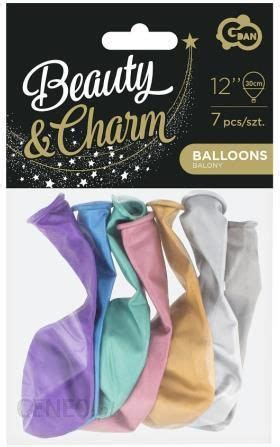 Godan Balony Beauty Charm Platynowy Metalik Mix Szt Ceny I