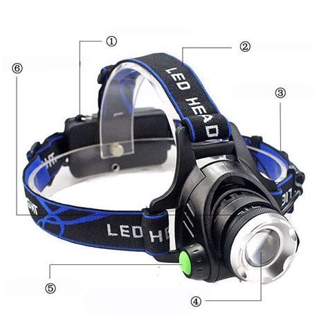 Jual TaffLED High Power Headlamp 1 LED Cree XML T6 HD LDT6 Di Seller