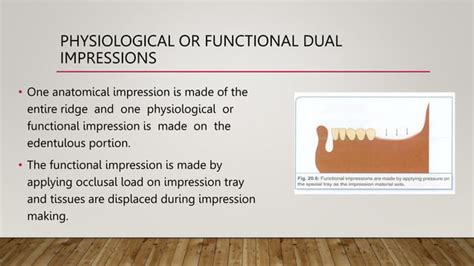 Functional Impression In Rpd Ppt