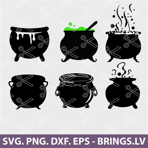 Cauldron SVG File Witch Cauldron SVG Halloween Cauldron SVG PNG