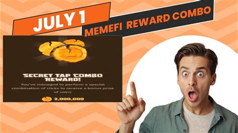 Memefi Secret Reward Combo Today July Youtube