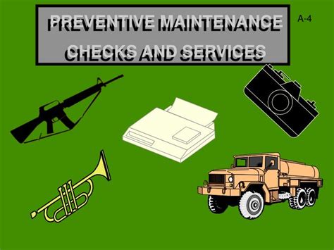 Ppt Conduct Preventive Maintenance Checks And Services Tsp No O