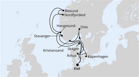 AIDAnova AIDA Große Skandinavienreise ab Kiel 2024 Mai bis Oktober