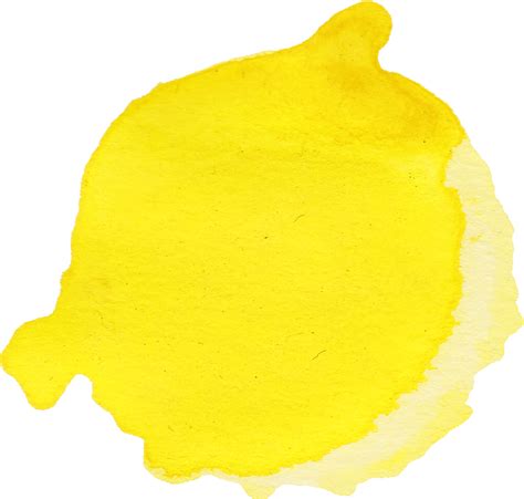 Yellow Watercolor Circle Png Transparent Vol Onlygfx