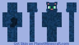 Blue Cat Minecraft Skin