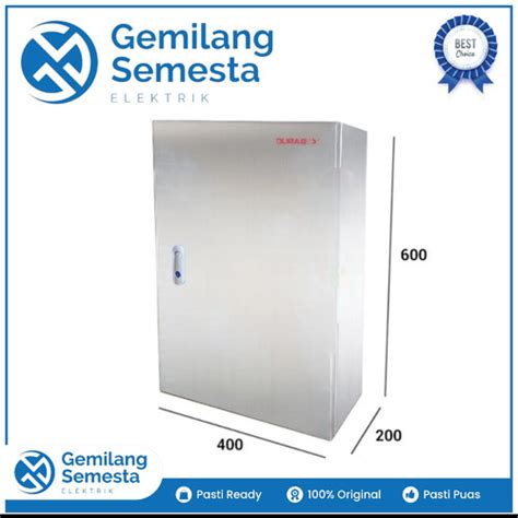 Jual Box Panel Listrik Stainless Ss304 40x60x20 Indoor 600x400 Durabox