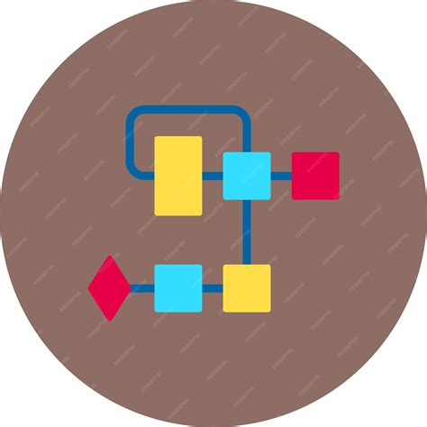 premium vector flowchart flat illustration