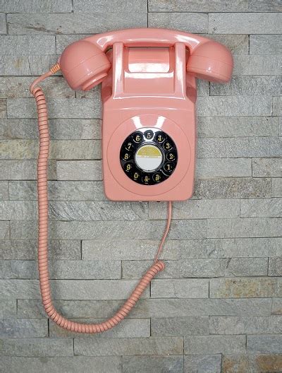 Vintage Rotary Dial Wall Phone Working Wall Mount Rotary 46 OFF