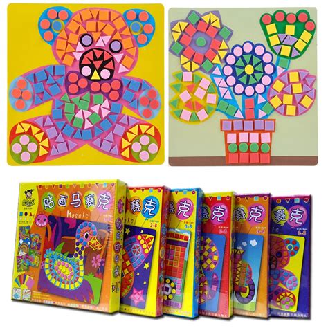 Fun Mosaic Kids Art & Craft Kit Childrens Play Activity Decoration ...