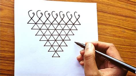 Saraswati Devi Yantra Drawing Easy | How to Draw Saraswati Yantra ...