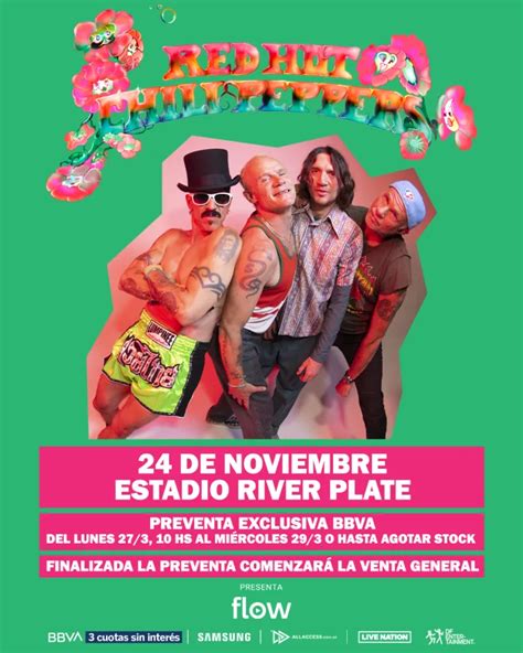 Red Hot Chili Peppers anuncia su show en Argentina dónde cuándo y entradas Filo News