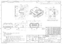 1734035 2 Разъем USB B mini USB 2 0 гнездо угловое 5pin SMD TE