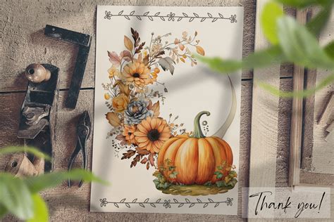 Watercolor Autumn Floral Frames And Wreaths Design Cuts