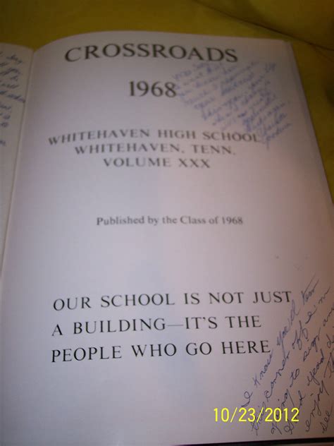 Whitehaven High School 1968 Memphis Tennessee Annual Yearbook Ebay