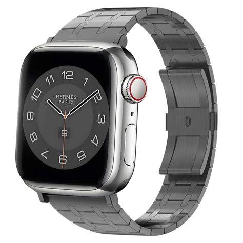 Apple Watch Premium Stalen Band Zwart Smartwatchbanden Nl