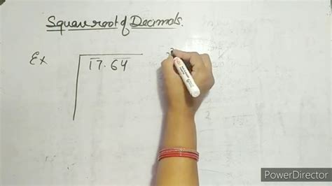 Class 8th Ncert Maths Square Root By Division Method And Square Root Of