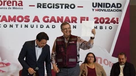 Ebrard Se Registra Como Aspirante A Candidato Presidencial De Morena