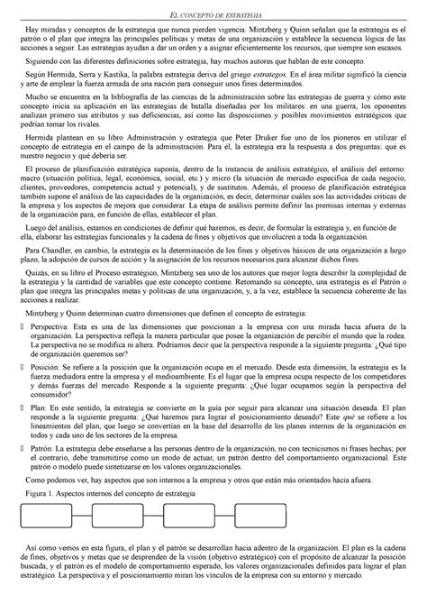 3 El concepto de estrategia - EL CONCEPTO DE ESTRATEGIA Hay miradas y